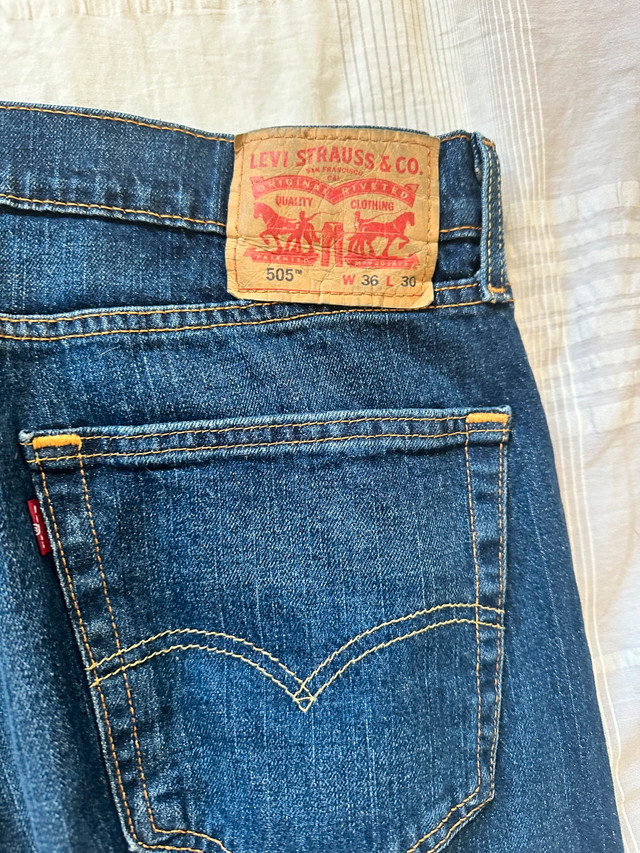 Levi’s men’s Jeans. 505 regular fit. W36 L30 in Men's in Mississauga / Peel Region - Image 3