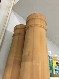 Fir structural round tapered posts