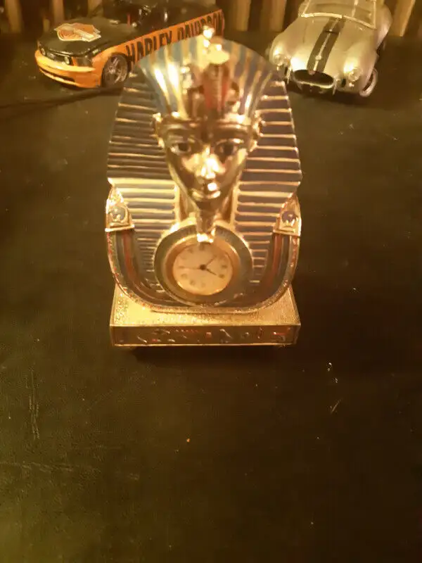 Franklin Mint The Mask of Tutankhamun Clock Limited Edition New in Arts & Collectibles in City of Toronto - Image 2