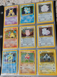 Pokemon cards base set 2 complete near mint condition adult own