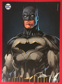 DC Fan Expo Jim Lee Experience Batman Art Print - signed no COA