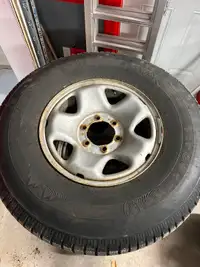 Set of 16” Toyota Steel Rims/Tires 265/75
