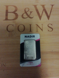Nadir 1   ounce fine silver  bar
