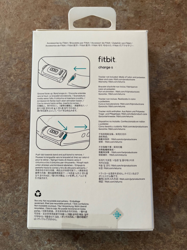 NEW - Hook and Loop Band (for Fitbit Charge 5) in Other in Edmonton - Image 2