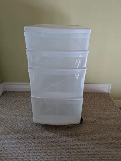 Four drawer storage cart, View more
