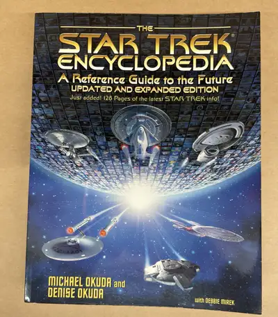 The Star Trek Encyclopedia A Reference Guide to the Future Revised Edition 1999 by M. & D. Okuda Boo...