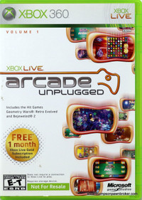 XBOX 360 ARCADE - UNPLUGGED GAME
