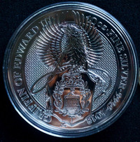 2018 Royal Mint Queen's Beasts Series "Griffin of Edward " silve