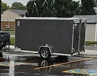 Enclosed trailer with extras