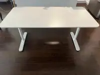 BEKANT, Desk, white, 160x80 cm (63x31 1/2 ")