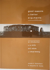 Good Reasons for Better Arguments - Jerome E Bickenbach