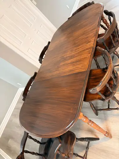 solid wood Dining table 6 chairs , View more