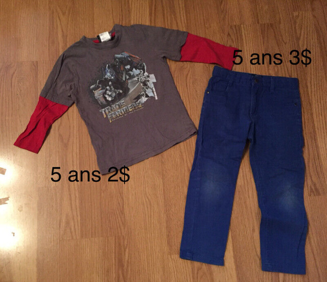 Linge garcon 5 ans dans Vêtements - 5T  à Saint-Hyacinthe - Image 4
