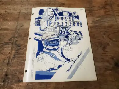 Atari Pole Position II arcade original manual, View more