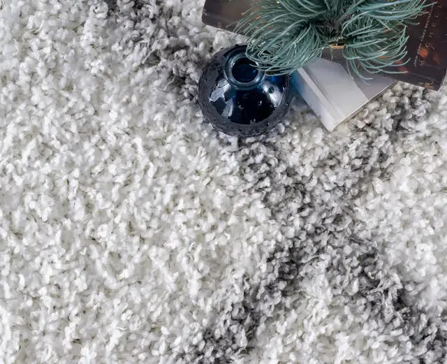 nuLOOM Easy Shag Gray White 8x10 Area Rug in Rugs, Carpets & Runners in Barrie - Image 5