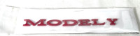 Tesla Model Y Red Emblem / Badge / Brand New