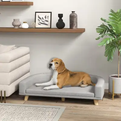 Dog Sofa for Large Dogs with Washable Cover, Anti-slip Foot Pads I bought this bed for my dog but sh...