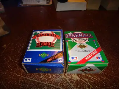 1989 and 1990 Upper Deck High # Series Baseball Cards rookies lo, View more