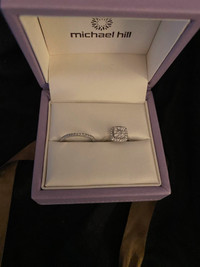 Michael Hill Engagement Ring and Wedding band