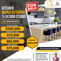 KITCHEN MANUFACTURING AND DESIGN FOR SALE STUDIO