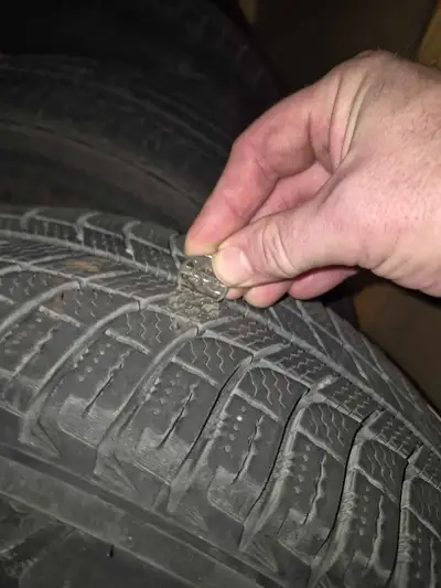 Michelin X-Ice tires. 205/65r15 on steel rims. Used for 2 seasons on a 2018 Honda Civic. Stored indo...