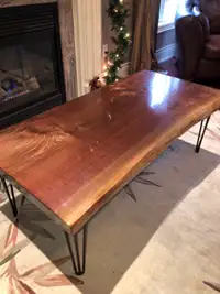 Walnut coffee table 