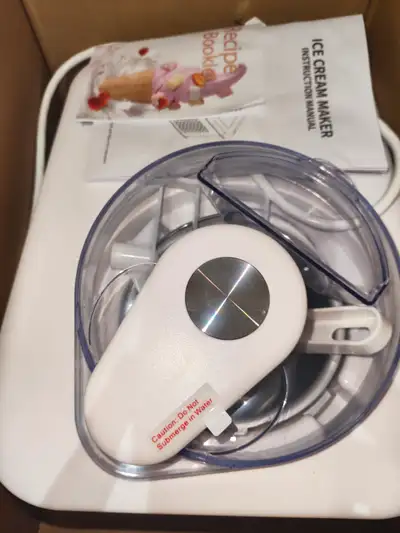 Ice Cream Maker w/ Compressor. 1.28 Quart. No Pre Freezing., View more