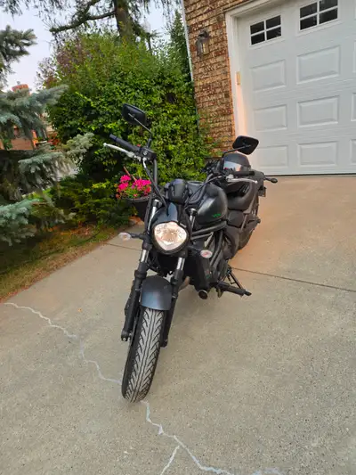 I'm selling my 2023 Kawasaki Vulcan S 650 ABS, with only 3,955 km. I purchased this motorcycle brand...