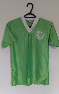 Lime Green Soccer Jersey (#3) - Youth Size Large 