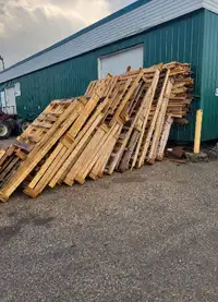 Free wood- Pallets. Pick up at 463 Dawson road North.