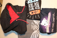 Anime sweater and Graphic Tees