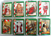 ENSEMBLE de 72 CARTES "SANTA AROUND THE WORLD"72 CARD SET c.1994