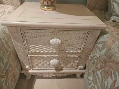 Wicker bedroom set, View more