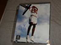 Raptors Basketball signed photo Camby or Blue Jays Bobblehead