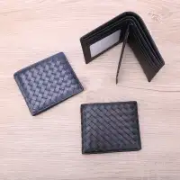 【BNIB】Genuine Lambskin Leather Weave Men’s Women’s Wallet bag