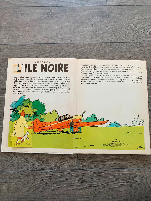 Livre Tintin Pop Hop L'ile noire dans Bandes dessinées  à Sherbrooke - Image 4