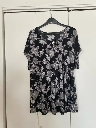 $15 New 3X Floral Print Tunic, View more
