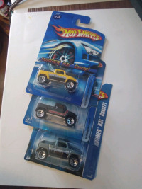 Hummer H3T Concept Hot Wheels lot of 3 Variations NIP $12