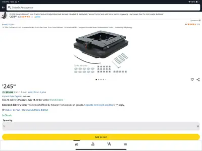 low profile suspension seat base , View more