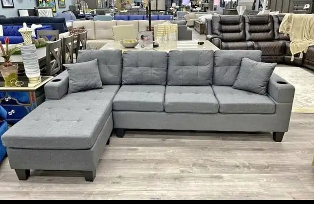 Spacious 4 Seater Sectional Couch - Free Delivery Included in Couches & Futons in Hamilton - Image 2