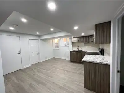 Bedroom | 1 Bathroom + Den, Brand New Legal Basement Apartment with Full Kitchen, Utilities Included...