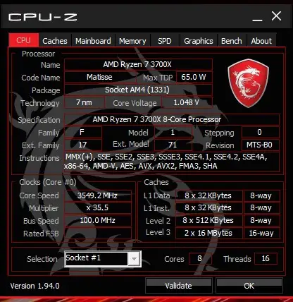 AMD Ryzen 3700X Gaming Desktop 16GB RAM nVidia 3050 OC GPU in Desktop Computers in Oakville / Halton Region - Image 5