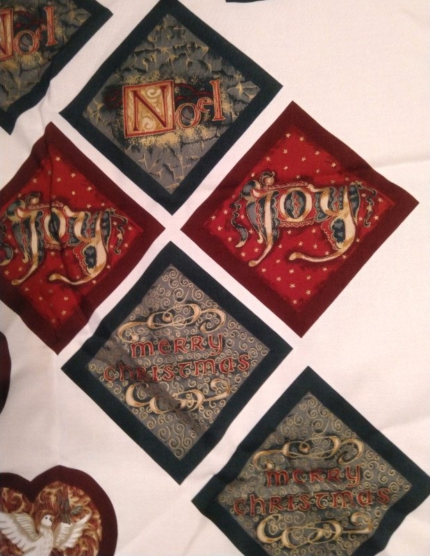 NEW, Christmas Ornaments Fabric Panel in Hobbies & Crafts in Oakville / Halton Region - Image 3