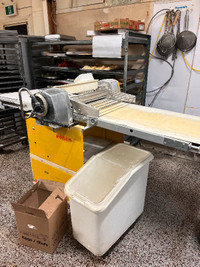 Commercial dough roller (sheeter machine)