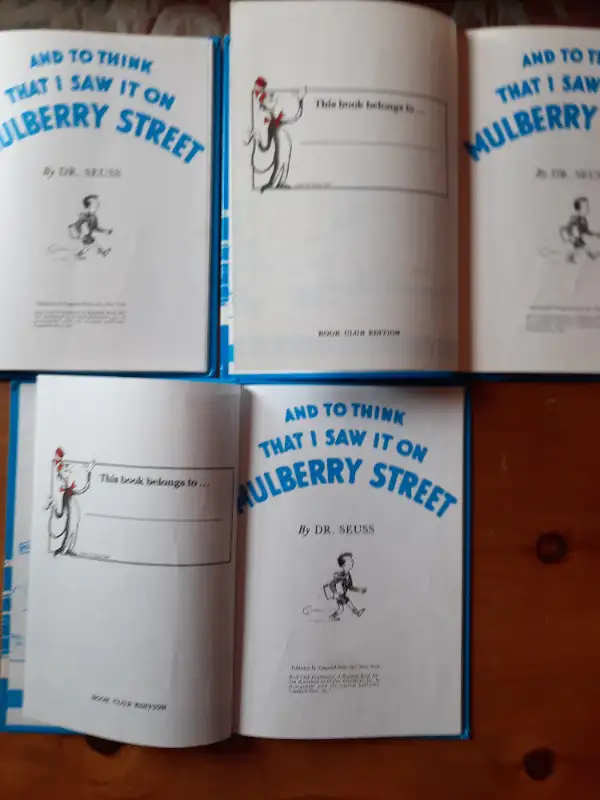 AND TO THINK THAT I SAW IT ON MULBERRY STREET  DR. SEUSS BOOKS in Children & Young Adult in Muskoka - Image 3