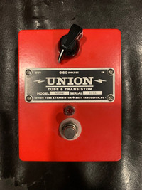 Union Tube and Transistor - More clean boost pedal