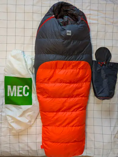 MEC Explorer -5°C - kids down-filled sleeping bag, View more