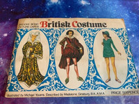 BRITISH COSTUME ~ BROOKE BOND PG TIPS TEA ~ 1-50 CARDS & BOOK -