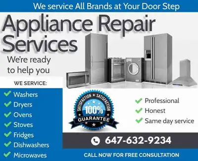 Appliance Repair Service Done Right