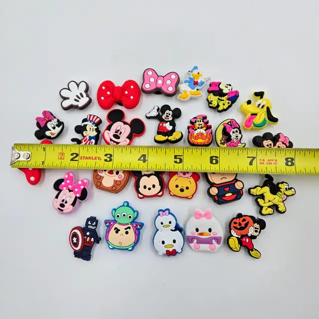 Shoe Charms Jibbitz Rubber Lot Of 86 Female Singer Disney Read in Arts & Collectibles in Strathcona County - Image 9